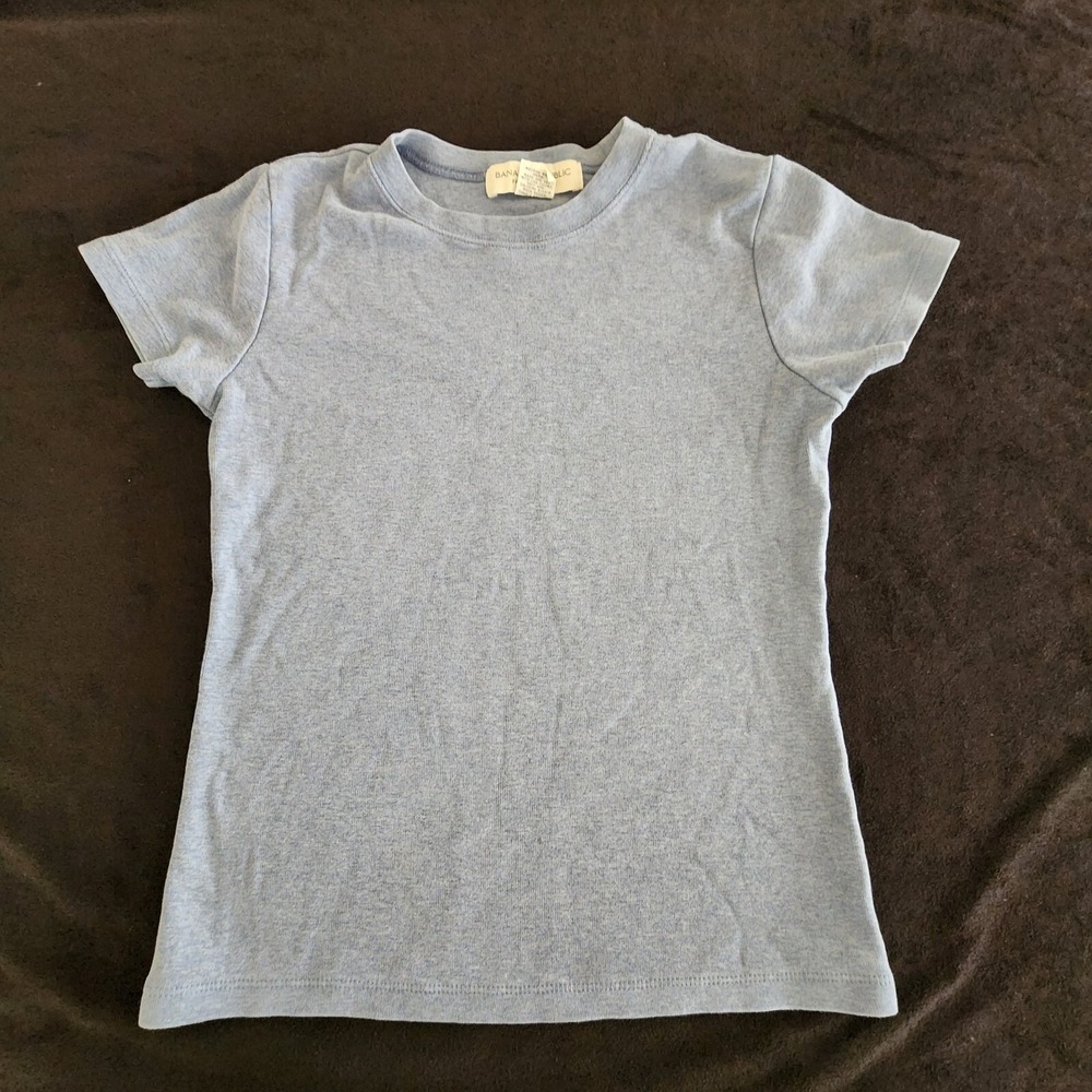 Banana Republic Factory Store Blue Short Sleeve Sweater Girls S